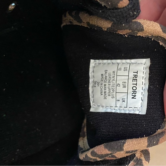 Tretorn Nylite Sneakers- Leopard Print, Size 10 - Picture 7 of 7